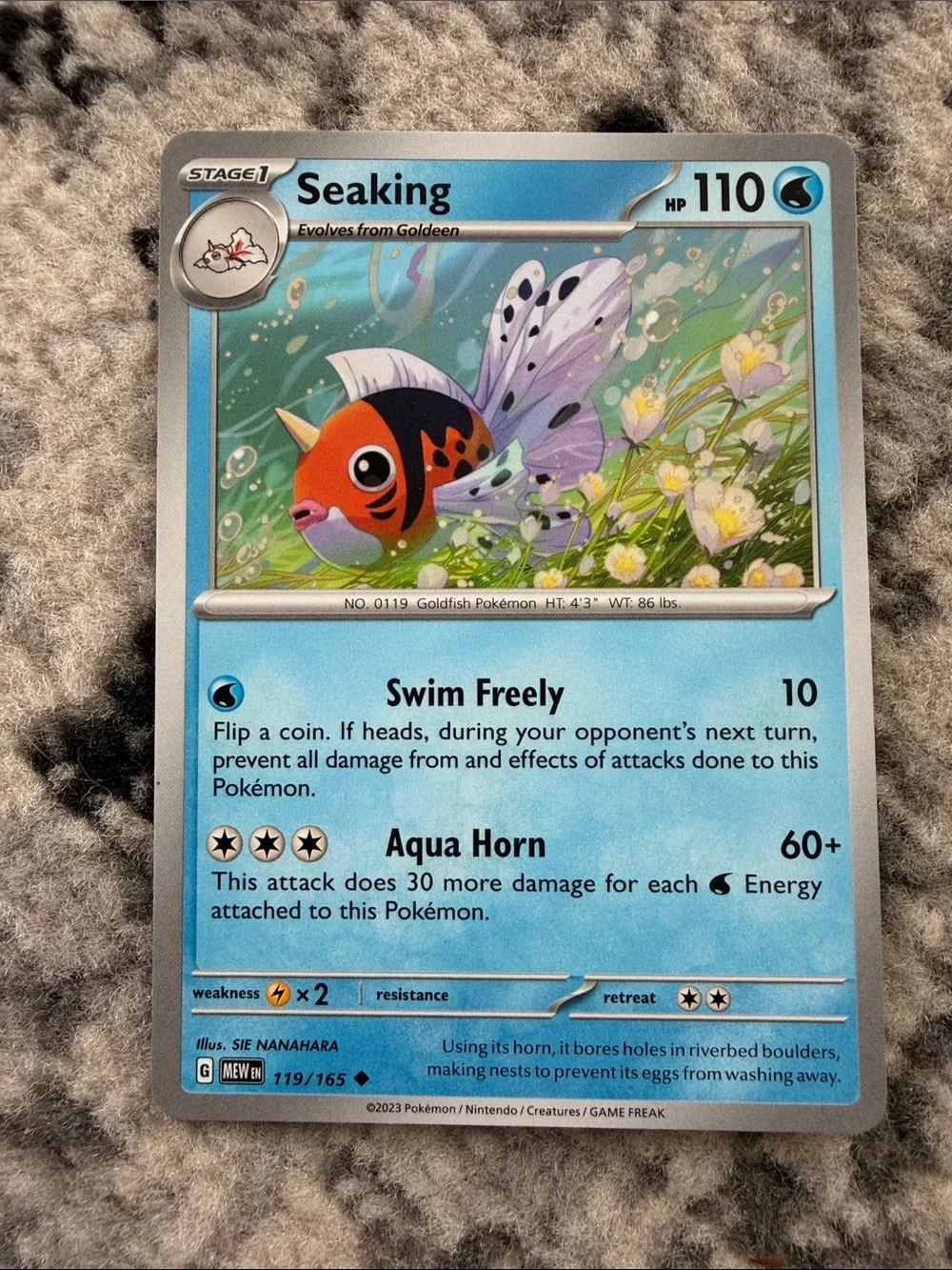 Goldeen & Seaking Evolution Lot | Pokémon 151 + Twilight Masquerade | ✨5/$25✨